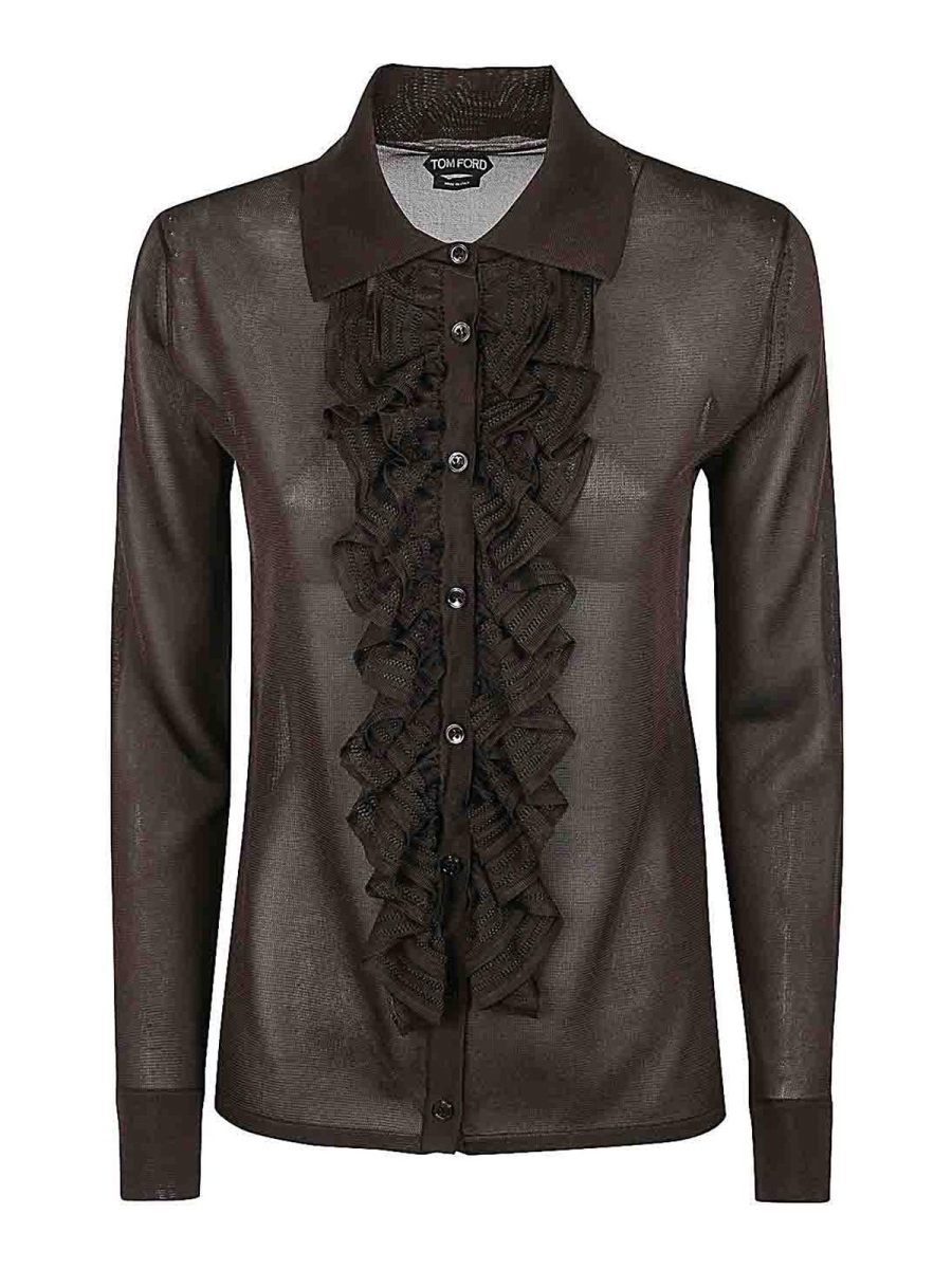 Tom Ford Chemise - Marron