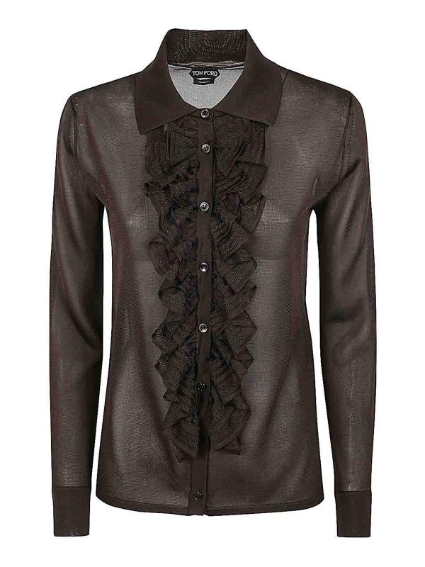 Tom Ford Chemise - Marron
