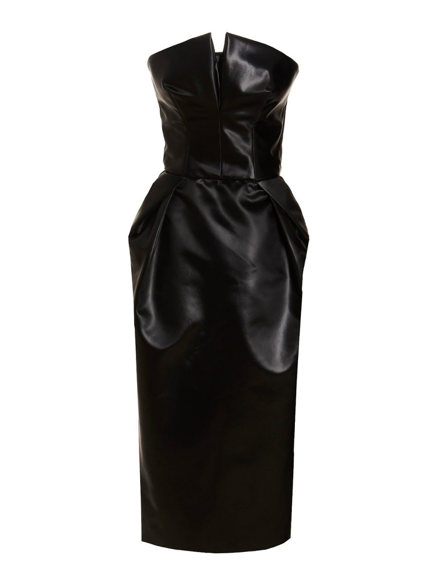 Maison Margiela Robe Au Genou - Noir