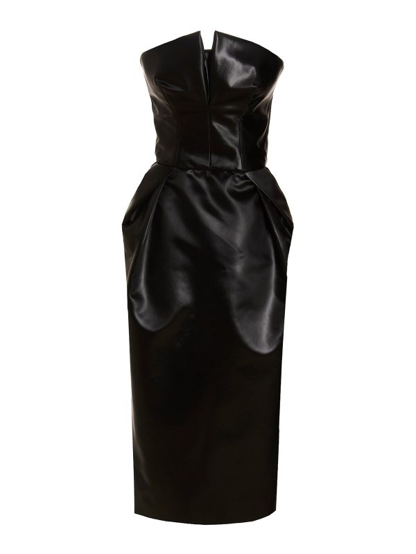 Maison Margiela Robe Au Genou - Noir