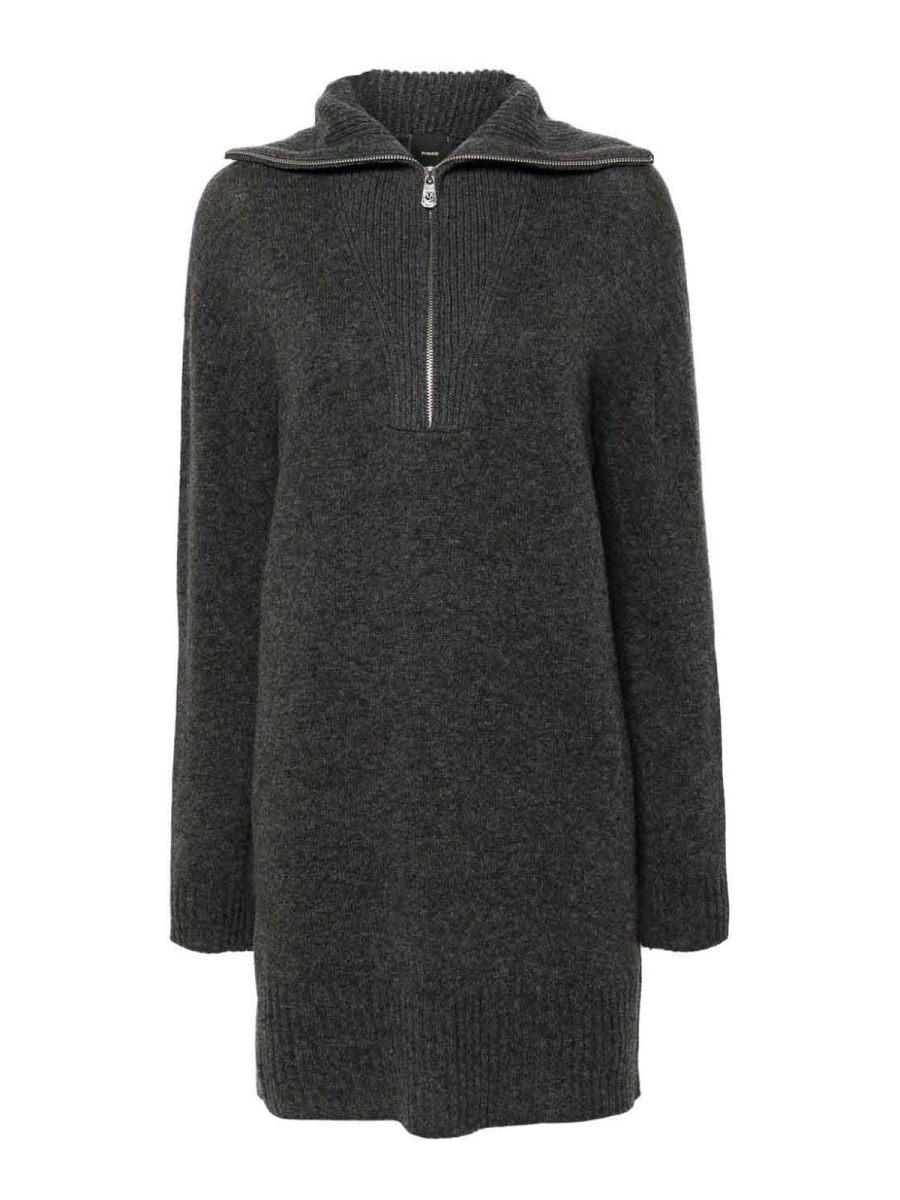 Pinko Manteau Court - Gris