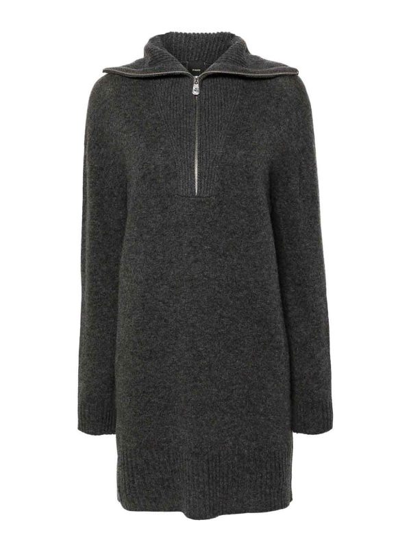 Pinko Manteau Court - Gris