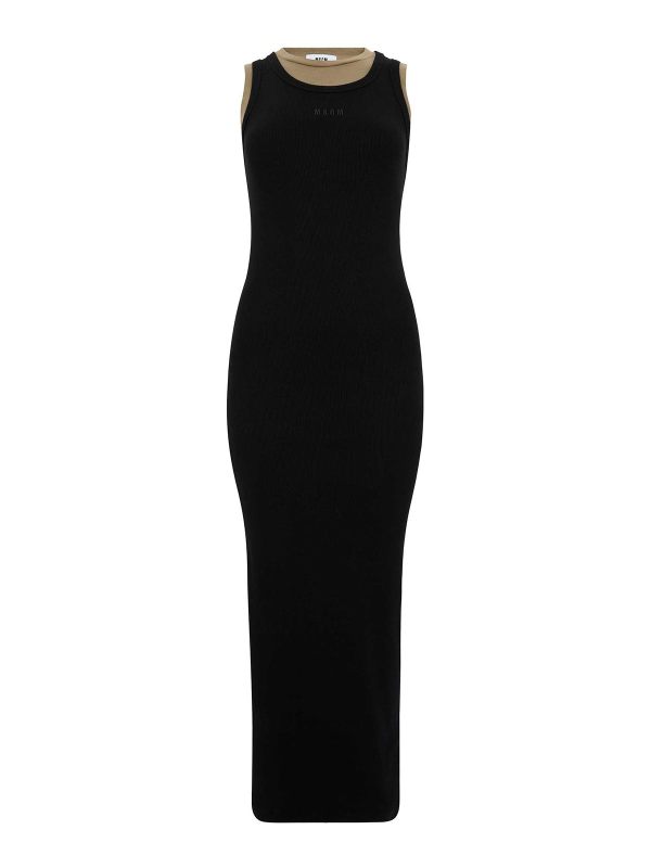 M. S.G. M. Maxi Robe - Noir