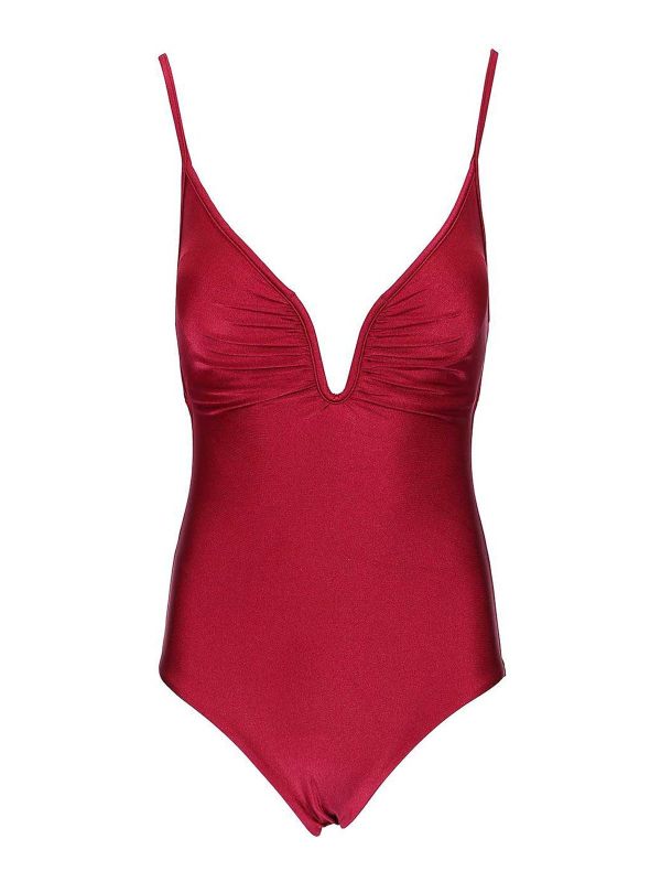 Zimmermann Maillot De Bain - Rouge Brun