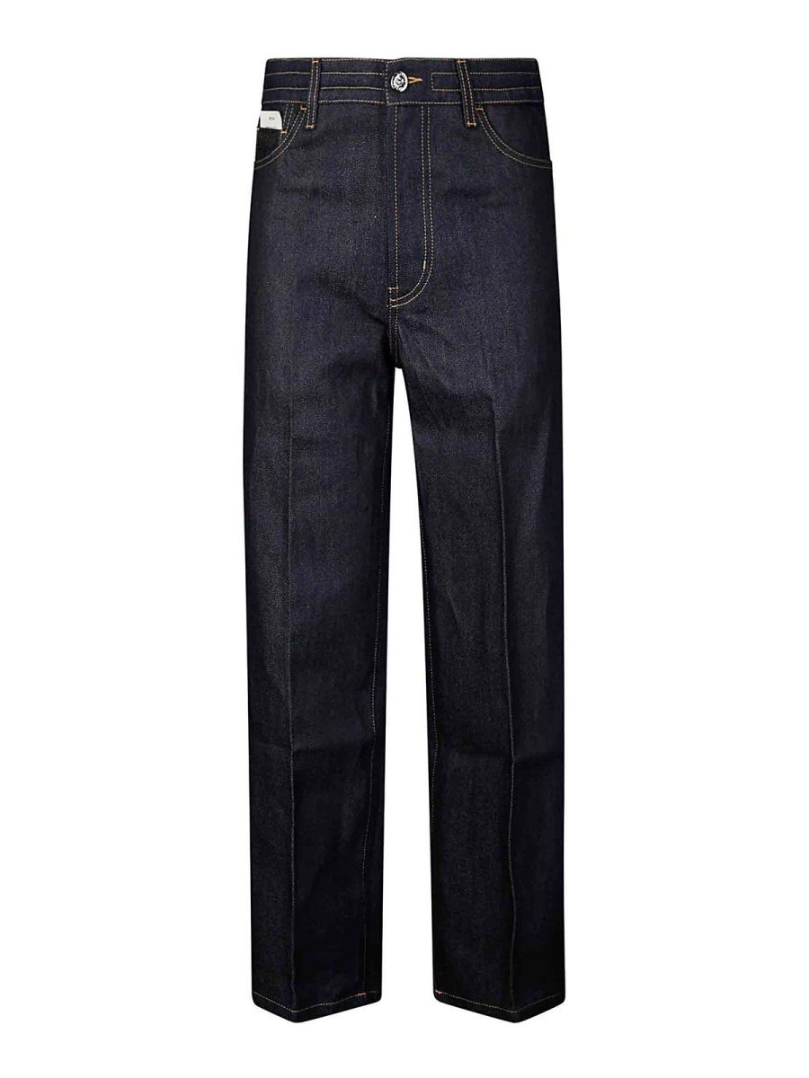 Setchu Pantalons Décontractés - Délavé
