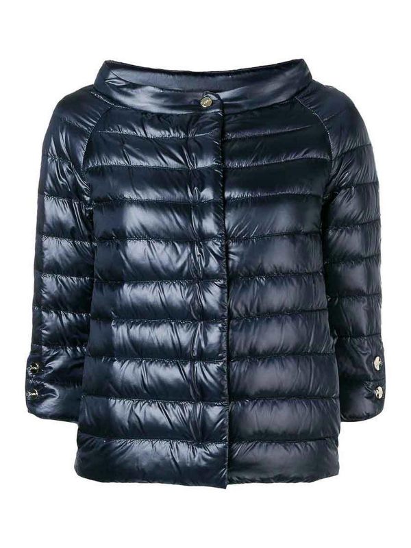 Herno Manteau Au Genou - Bleu
