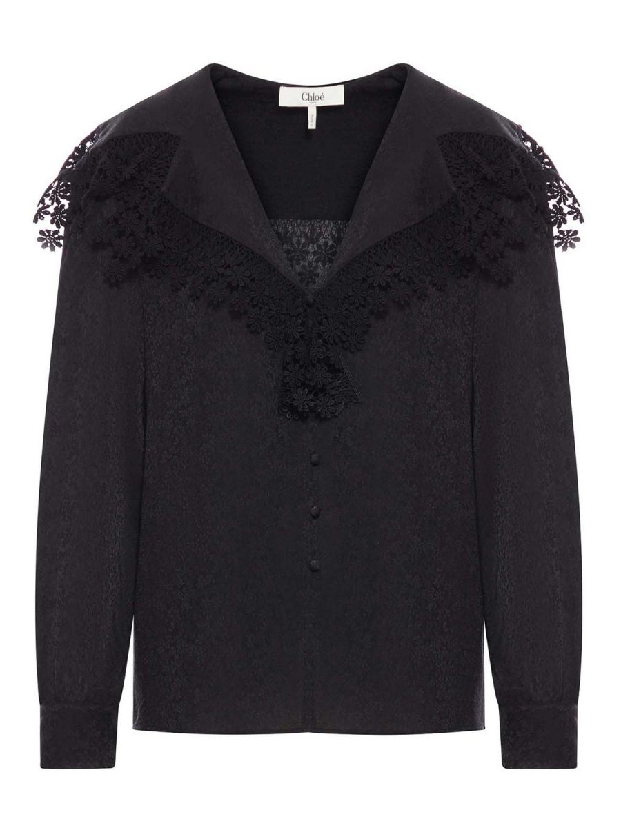 Chloe' Blouse - Noir