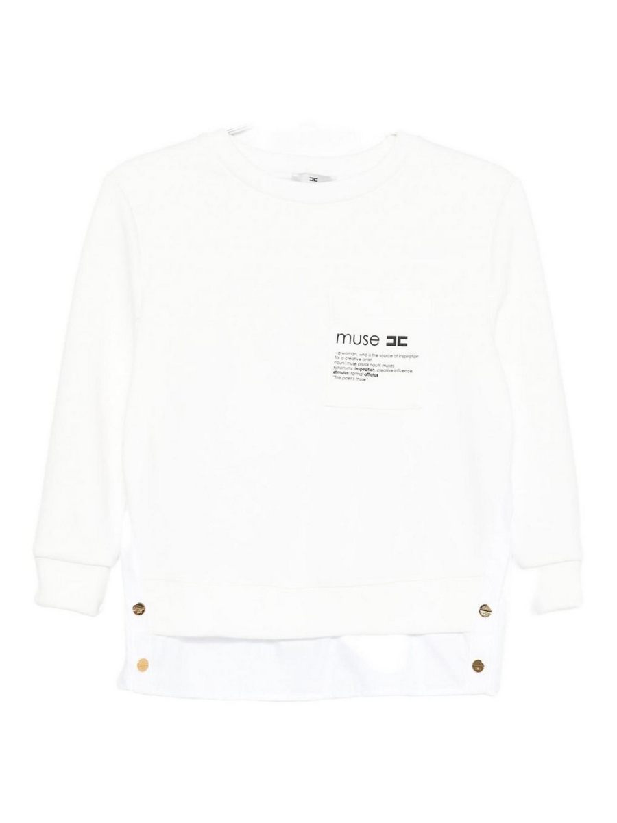 Elisabetta Franchi Sweat-Shirts - Blanc
