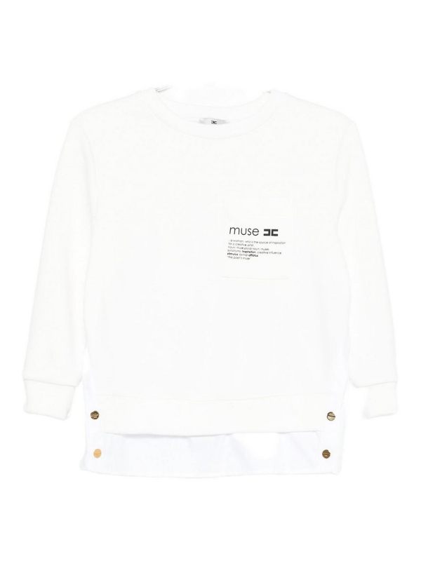 Elisabetta Franchi Sweat-Shirts - Blanc