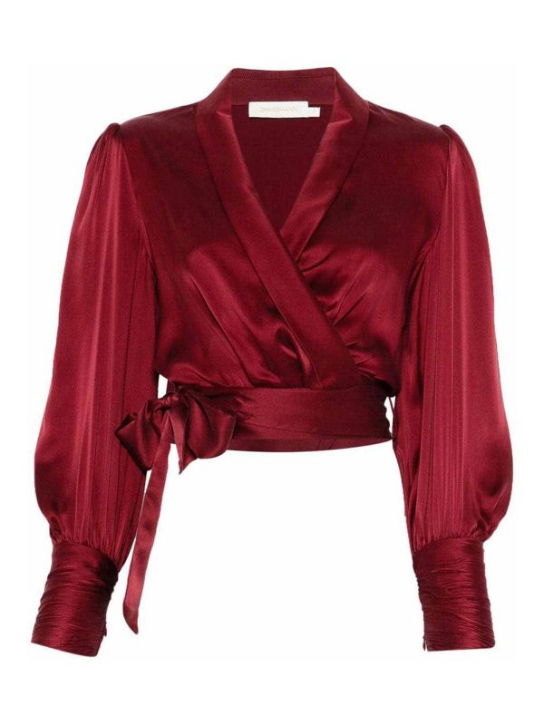 Zimmermann Blouse - Rouge Brun