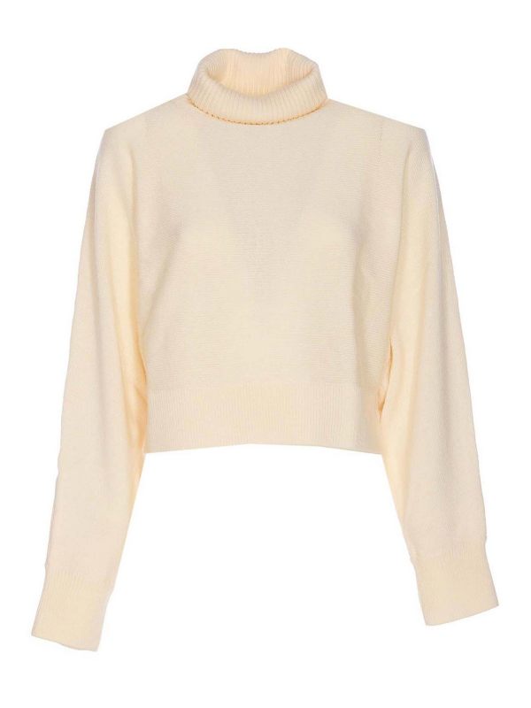 Michael Michael Kors Pull Col Rond - Blanc