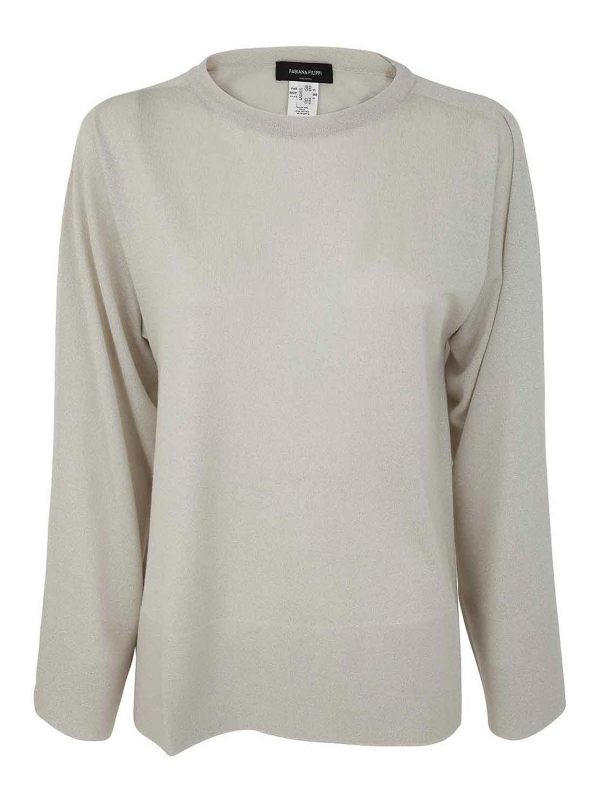 Fabiana Filippi Pull Col Rond - Marron