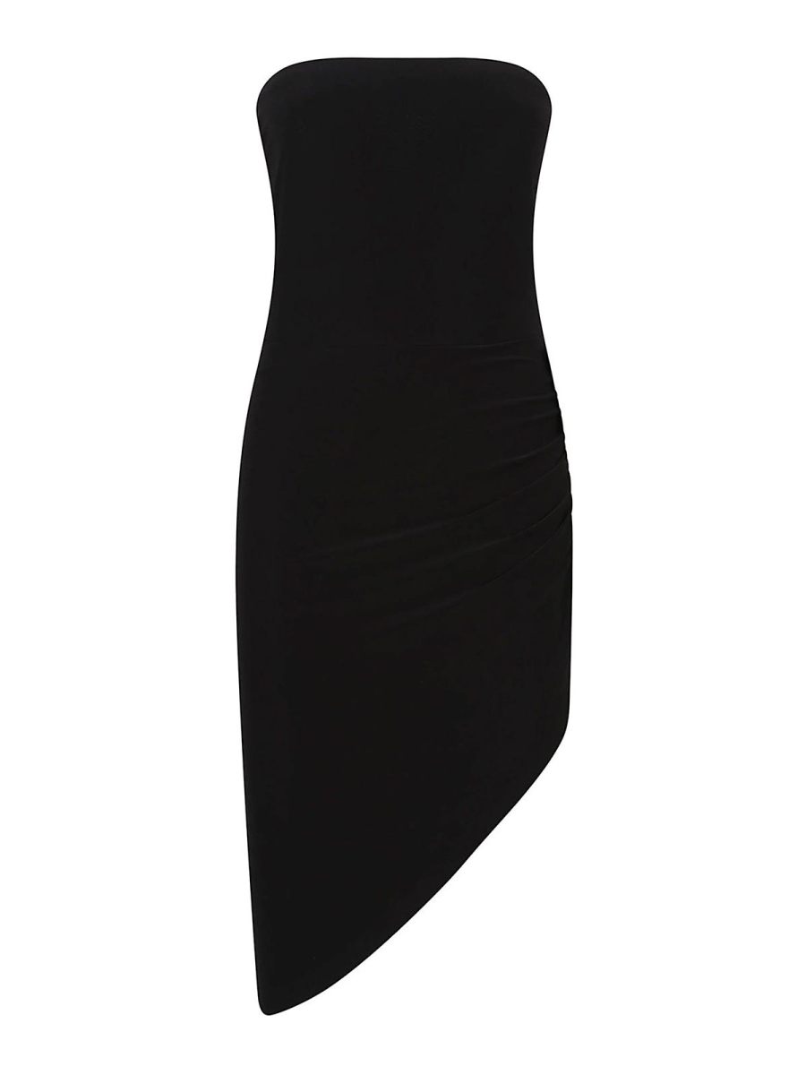 Norma Kamali Robe Au Genou - Noir