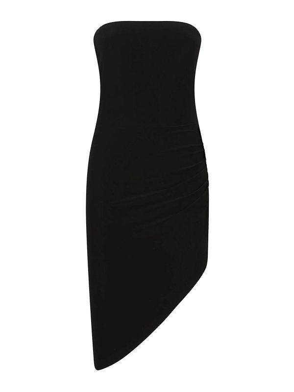 Norma Kamali Robe Au Genou - Noir