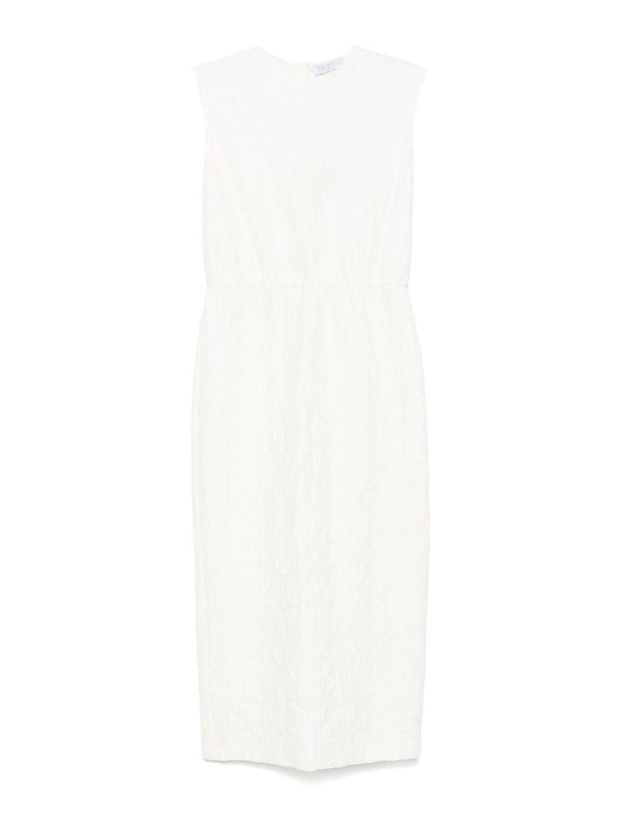Harris Wharf London Maxi Robe - Blanc