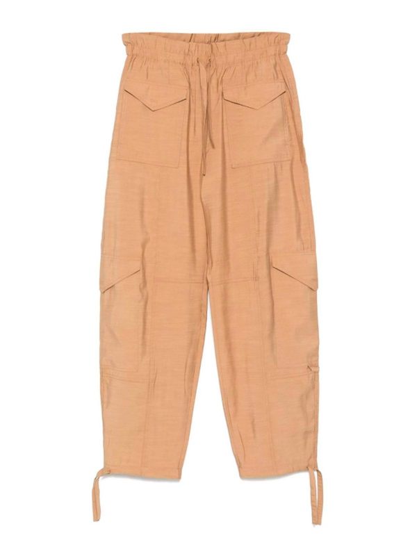 Ganni Pantalons Décontractés - Beige