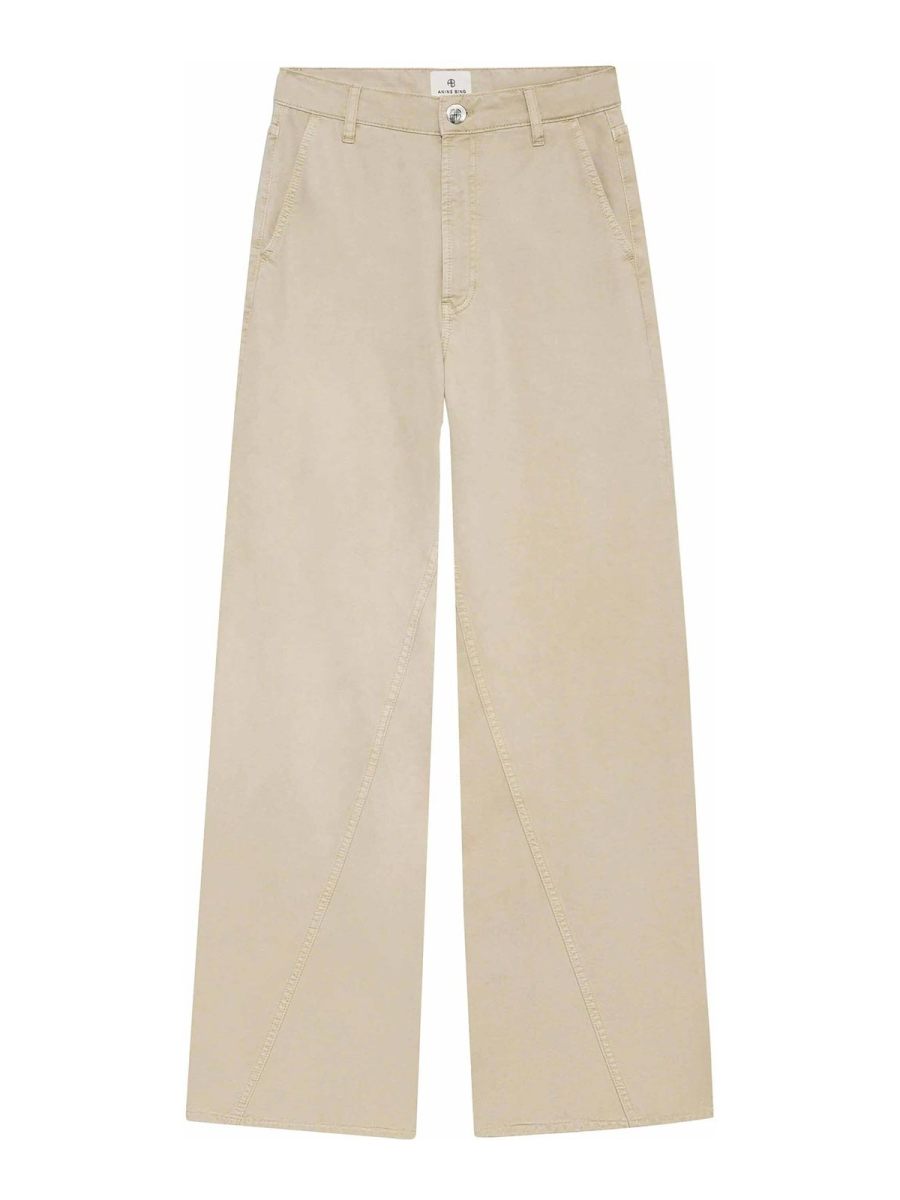 Anine Bing Pantalons Décontractés - Taupe