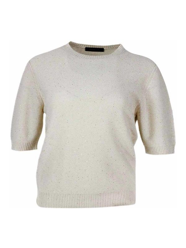 Fabiana Filippi Pull Col Rond - Jaune