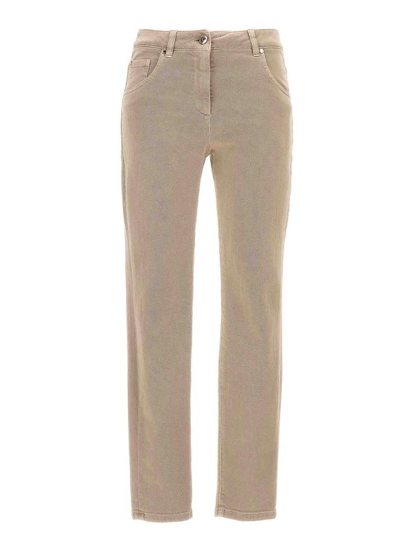 Brunello Cucinelli Jean Droit - Beige