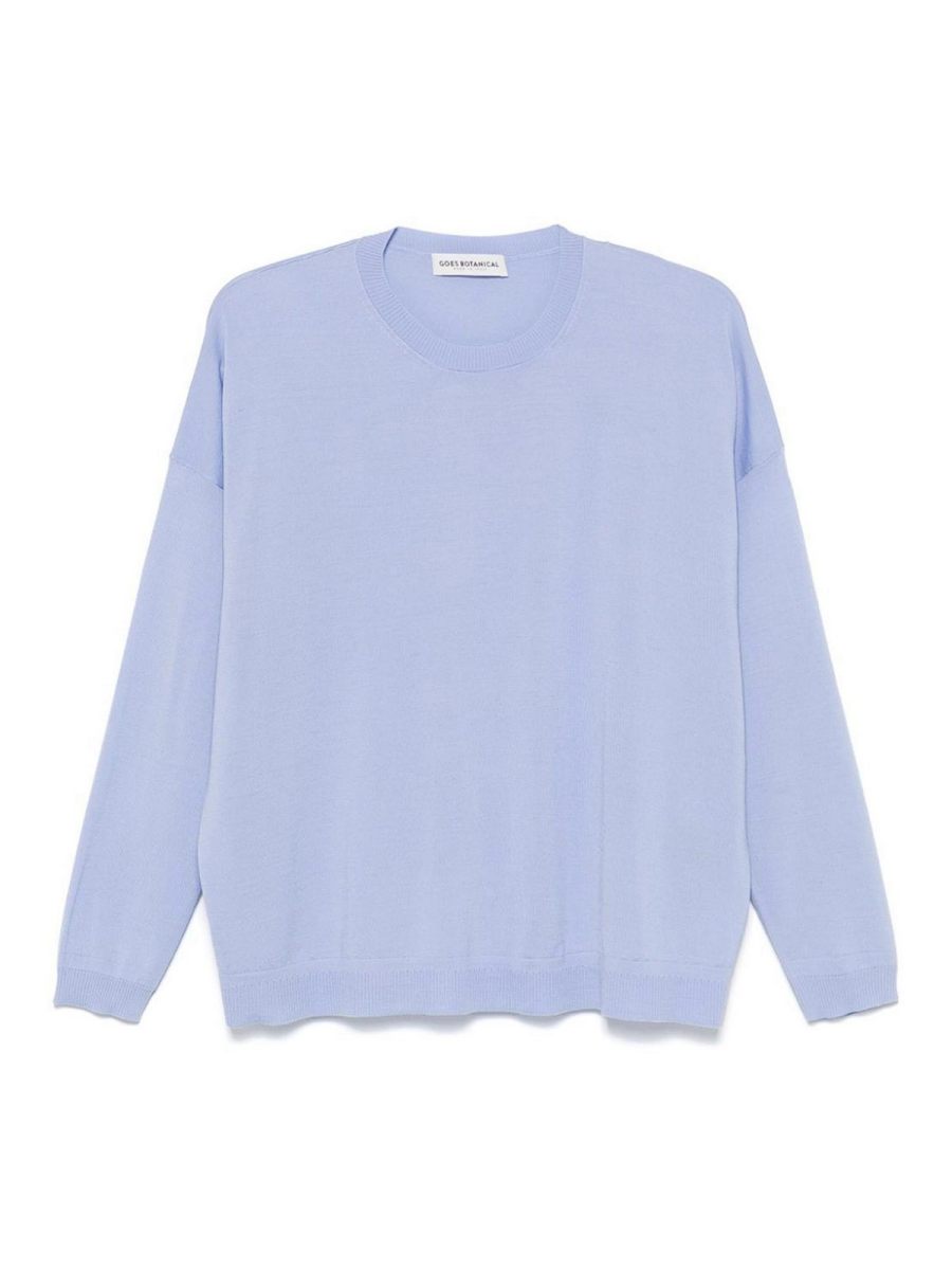 Goes botanical Pull Col Rond - Bleu