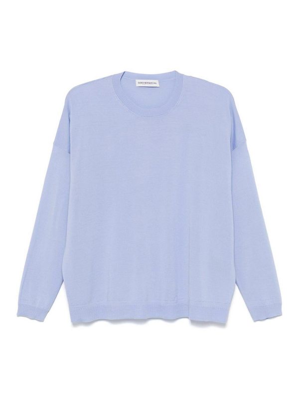 Goes botanical Pull Col Rond - Bleu