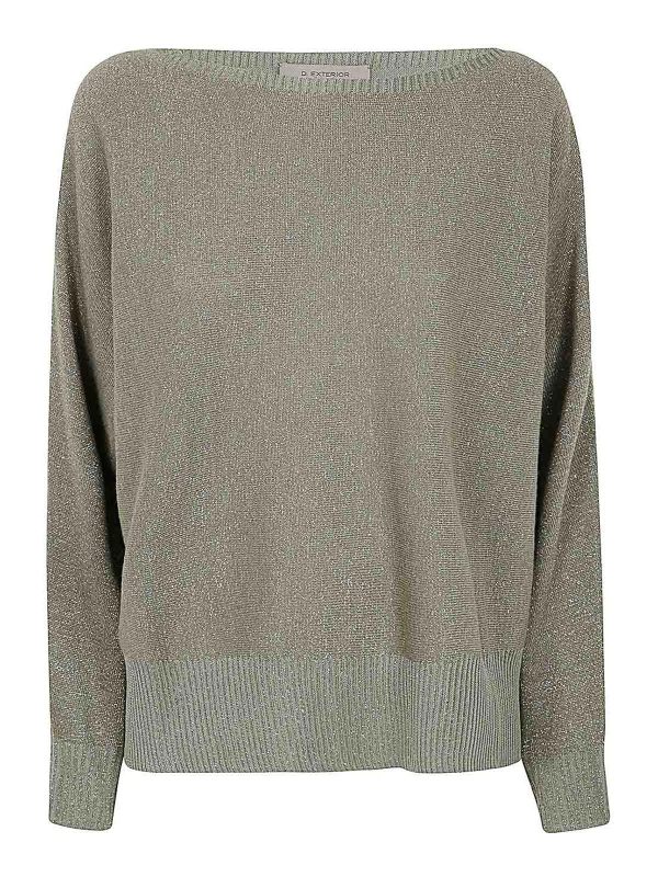 D. Exterior Pull Col Rond - Vert