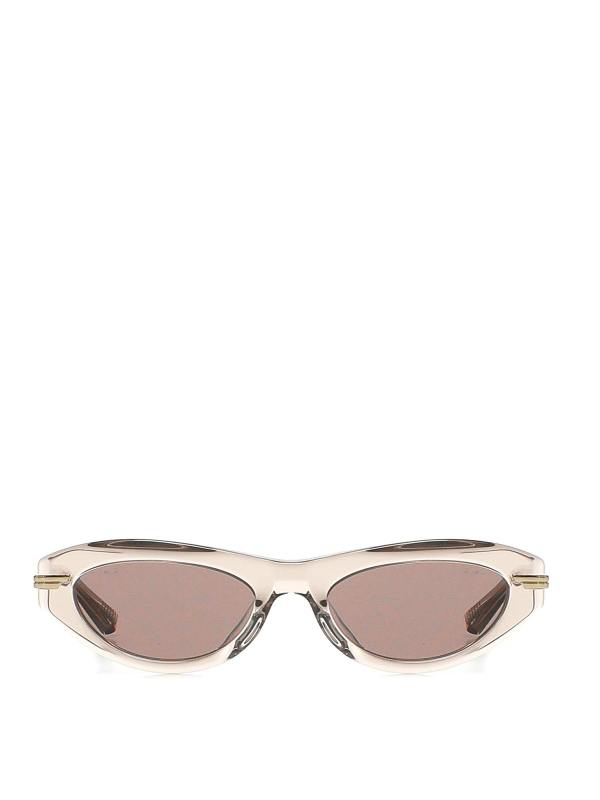 Bottega Veneta Lunettes De Soleil - Beig