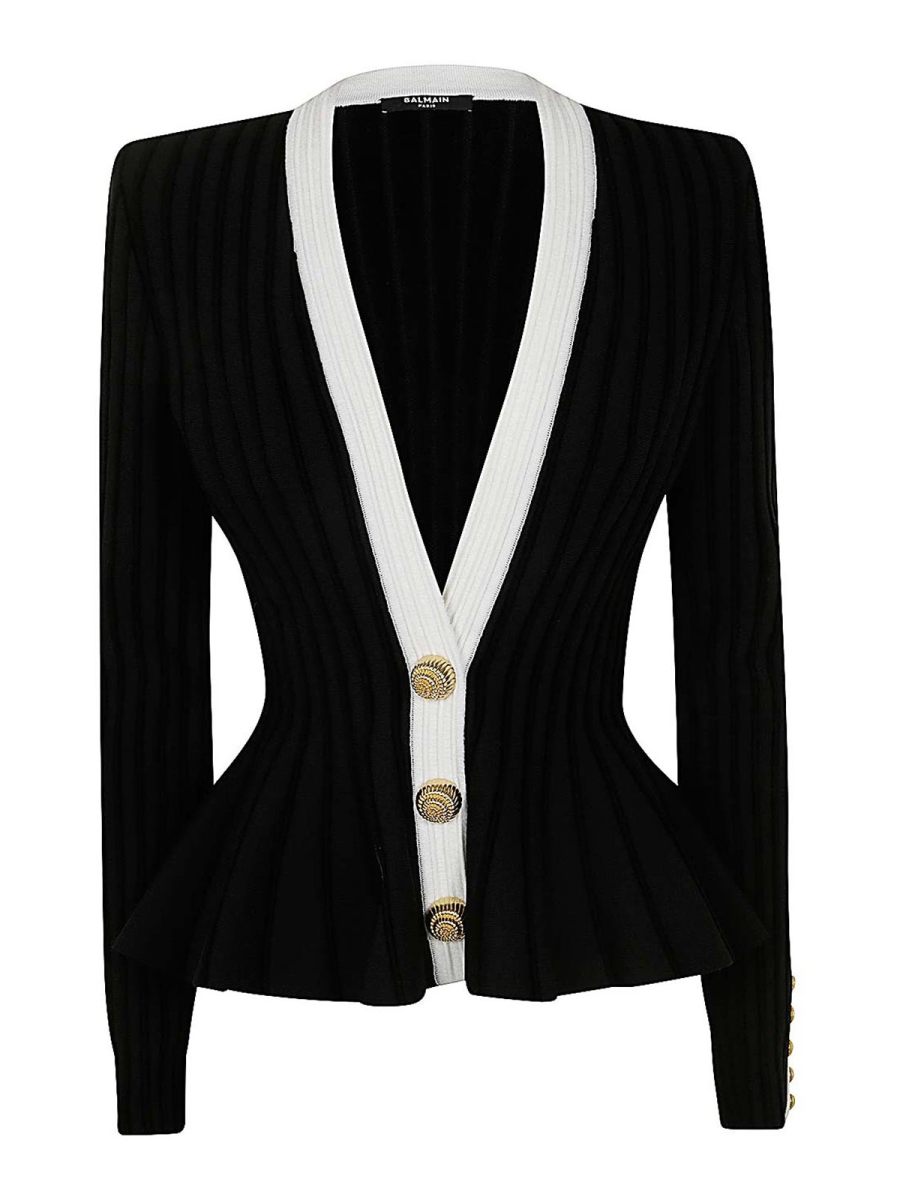 Balmain Veste Casual - Noir