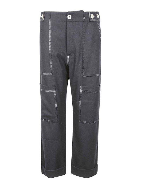 Jejia Pantalons Décontractés - Gris