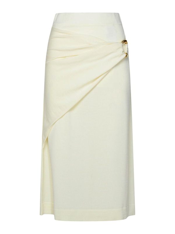 Jil Sander Jupe Longue - Blanc
