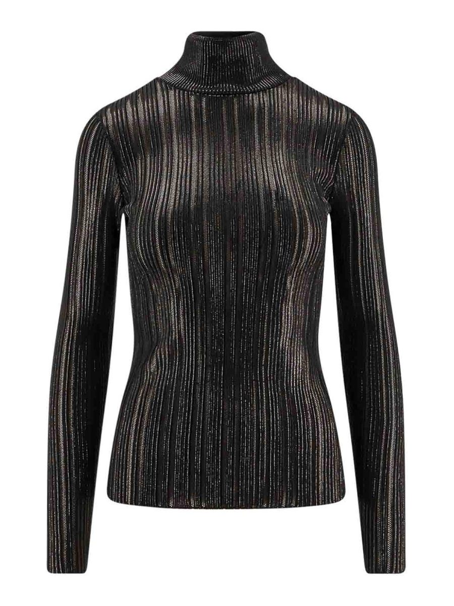 Elisabetta Franchi Pull Col Bateau - Noir