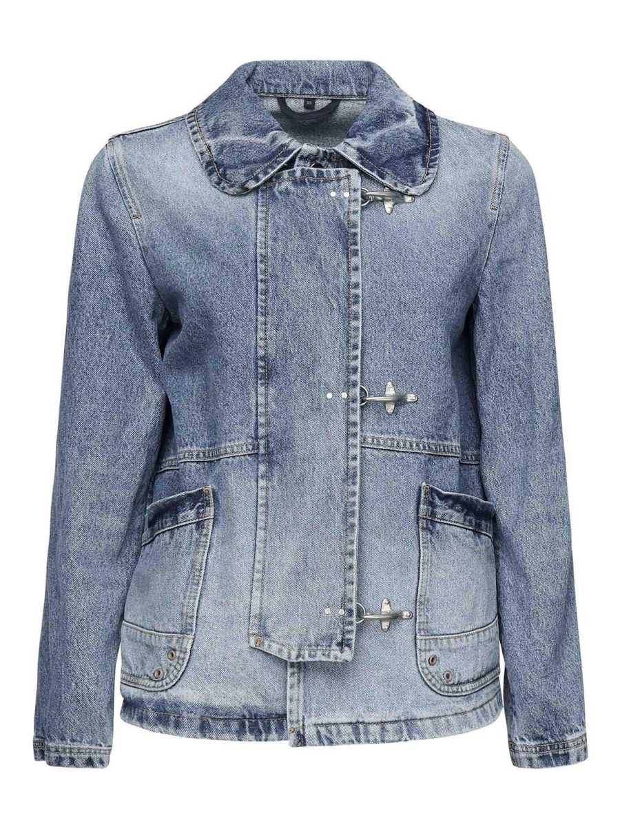 Fay Veste En Jean - Bleu