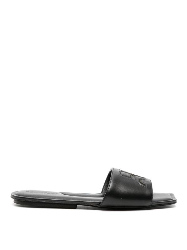 Courreges Ballerines - Logo Leather
