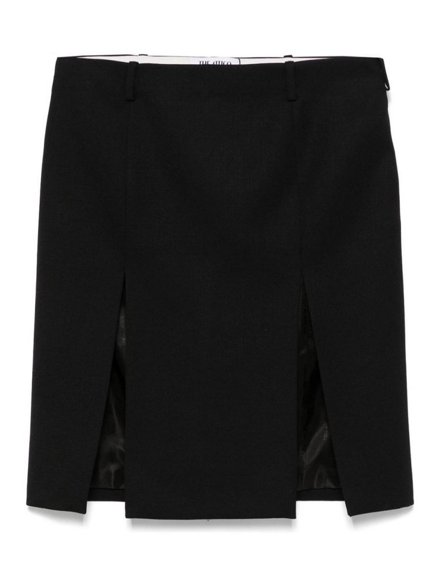 The Attico Jupe Midi - Noir