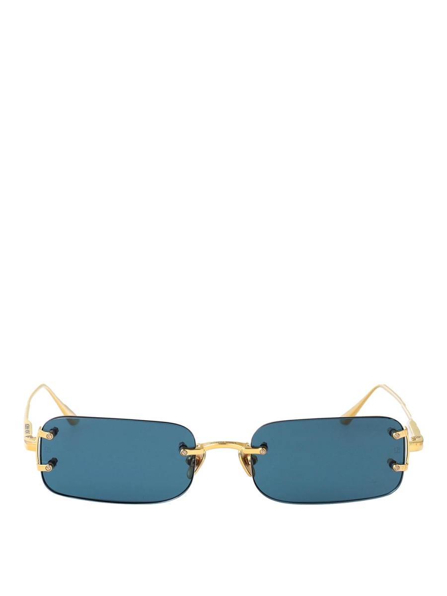 Linda Farrow Lunettes De Soleil - Or