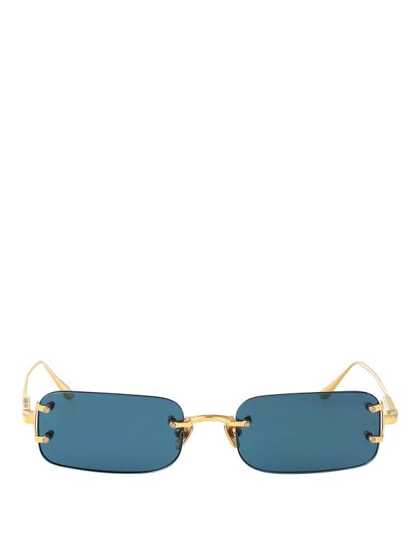 Linda Farrow Lunettes De Soleil - Or