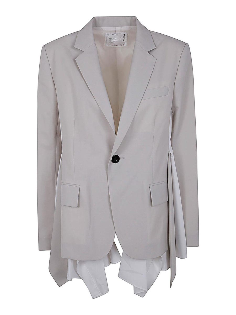 Sacai Veste Casual - Couleur Chair