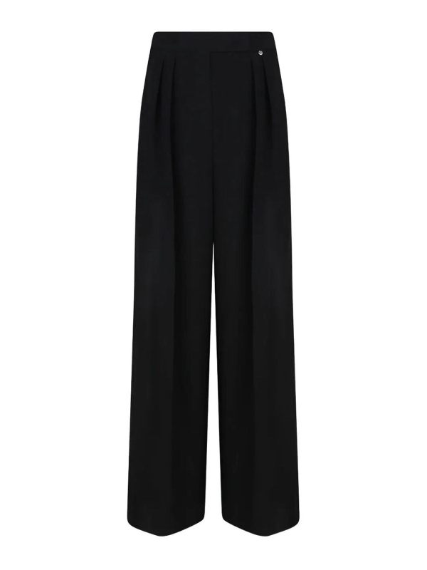Nissa Pantalons Décontractés - Noir