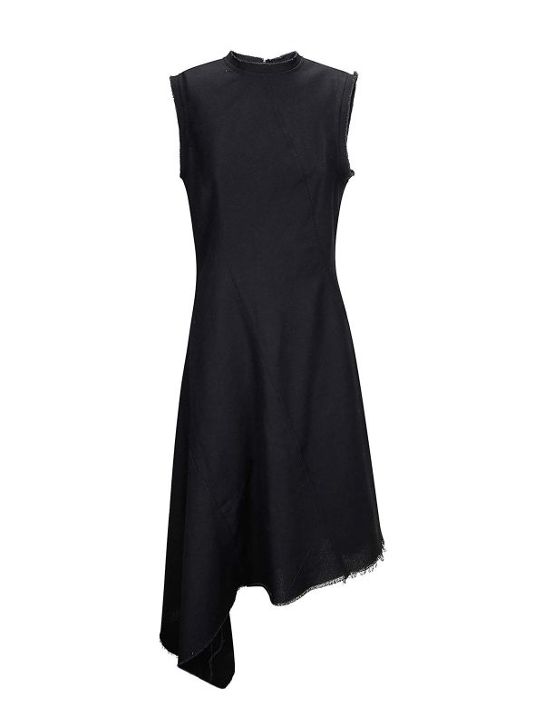 Marques' Almeida Robe Au Genou - Noir