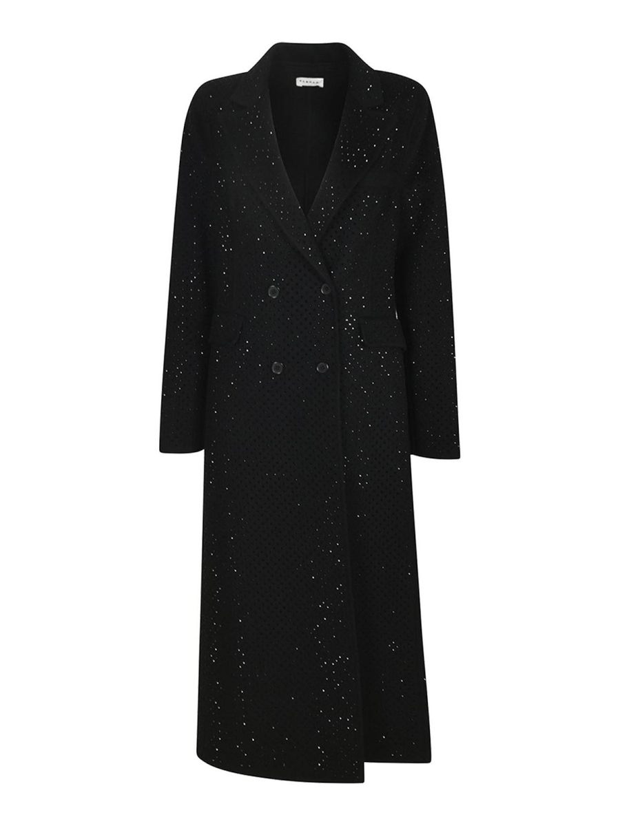 P. A.R. O.S. H. Manteau Court - Noir