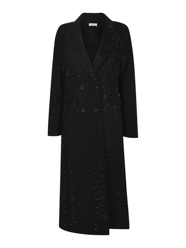 P. A.R. O.S. H. Manteau Court - Noir