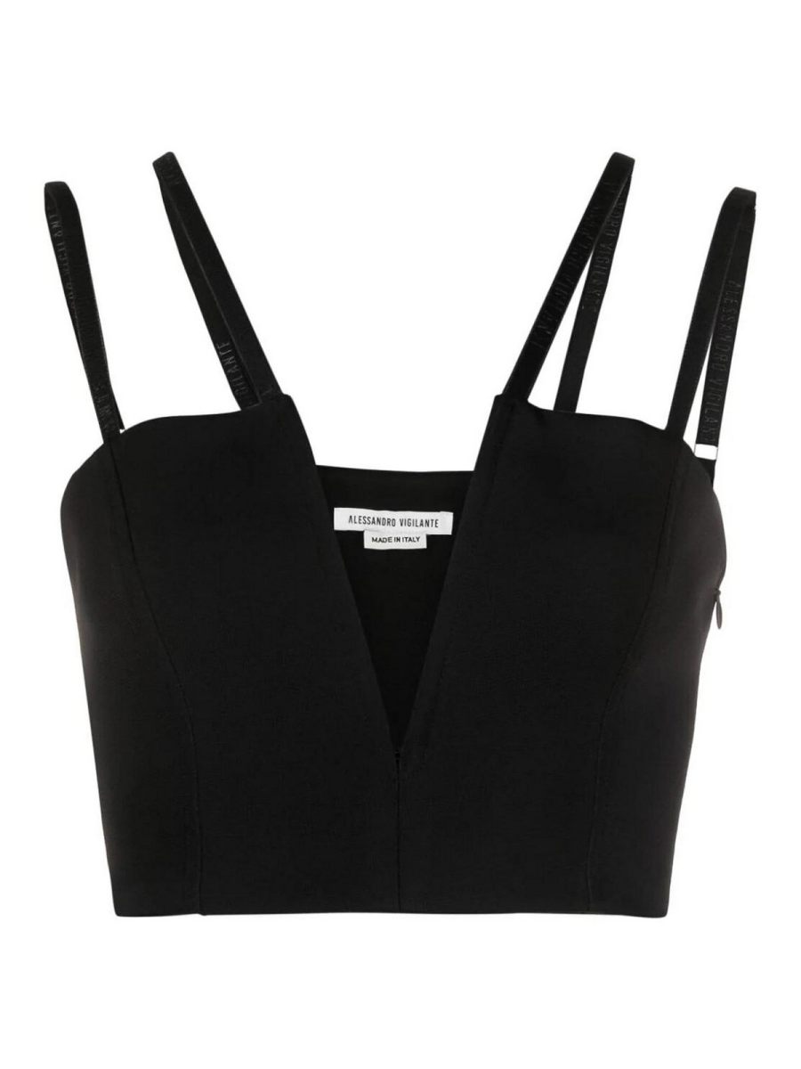 Alessandro Vigilante Top - Noir