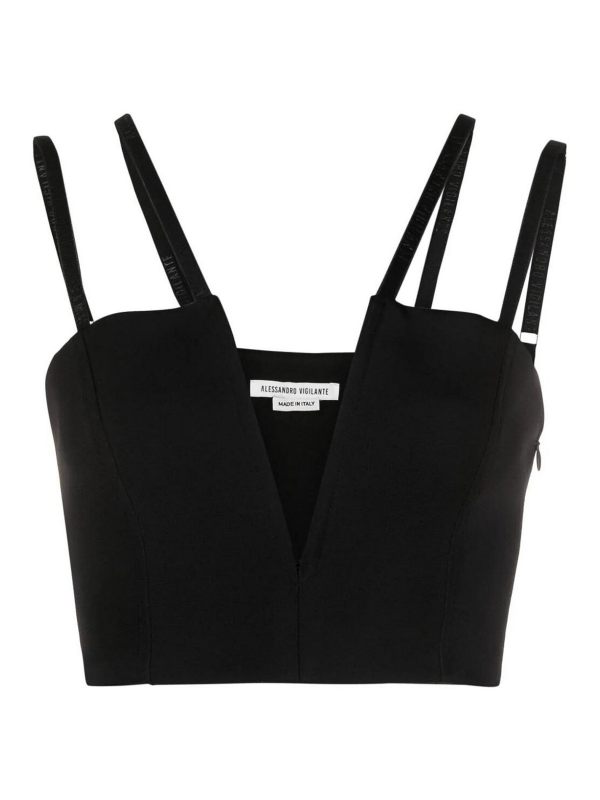 Alessandro Vigilante Top - Noir