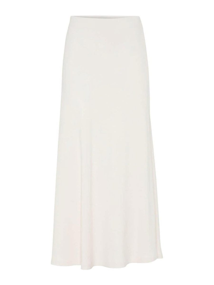 Brunello Cucinelli Jupe Midi - Blanc