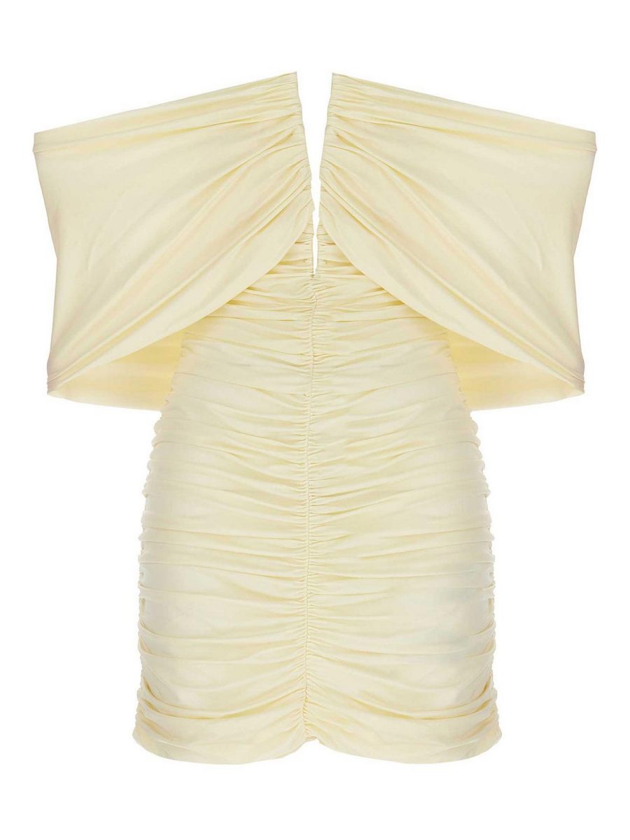 Magda Butrym Robe Au Genou - Blanc
