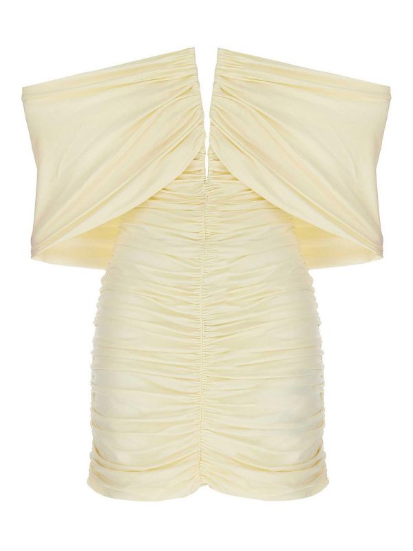 Magda Butrym Robe Au Genou - Blanc