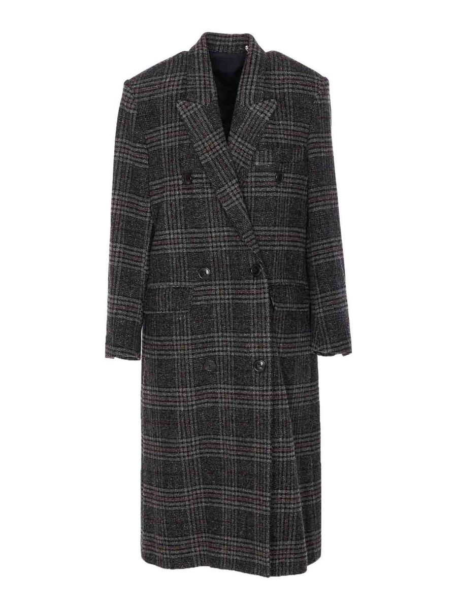 Isabel Marant Etoile Manteau Court - Gris