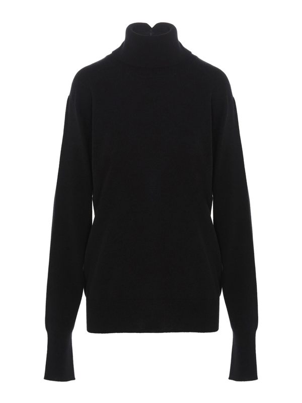 Jil Sander Pull Col Roulé - Noir