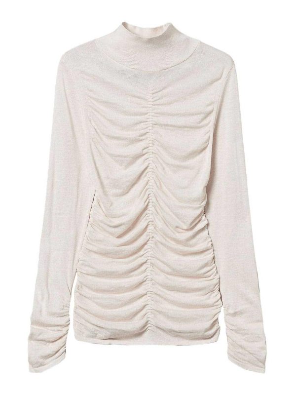 Twinset Pull Col Rond - Beige