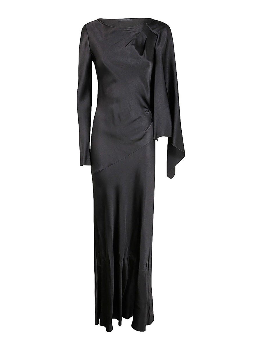Alberta Ferretti Maxi Robe - Gris
